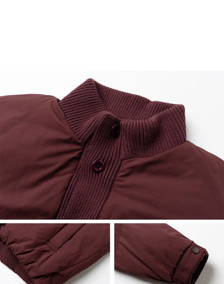 knit patchwork jacket