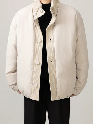 knit patchwork jacket