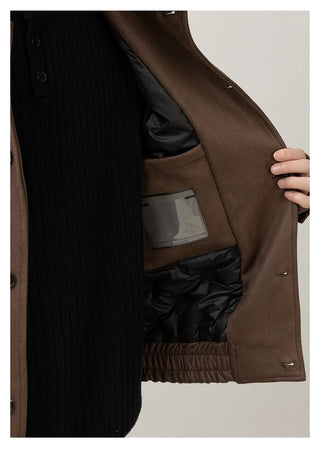 leather patchwork jacket