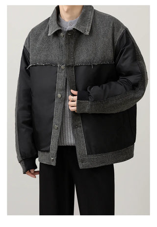 denim down jacket