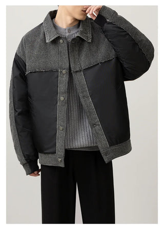 denim down jacket