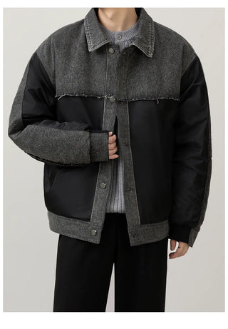 denim down jacket