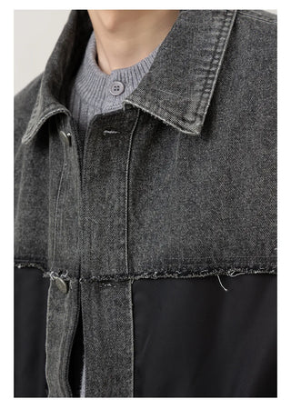 denim down jacket