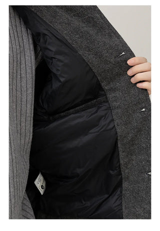 denim down jacket