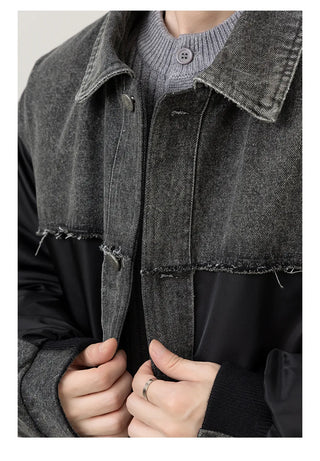 denim down jacket