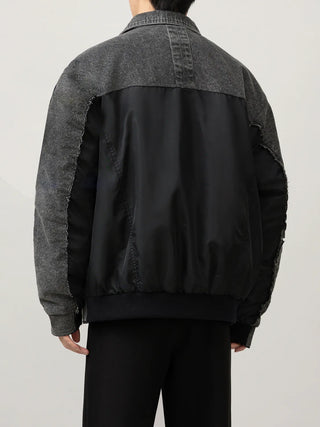 denim down jacket