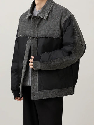 denim down jacket