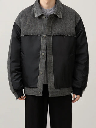 denim down jacket