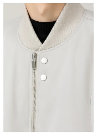 baseball collar jacket