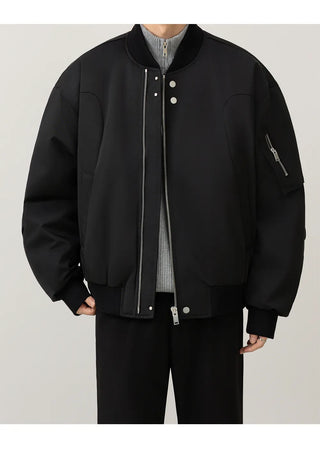baseball collar jacket