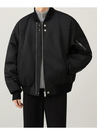 baseball collar jacket