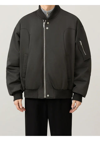 baseball collar jacket