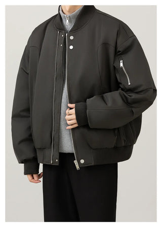 baseball collar jacket