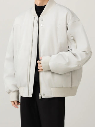 baseball collar jacket
