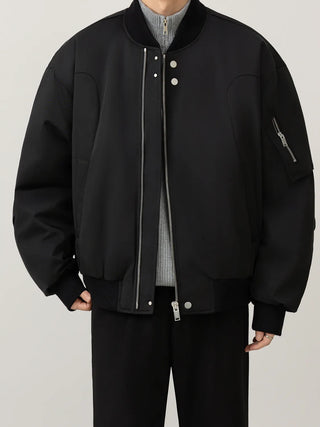 baseball collar jacket