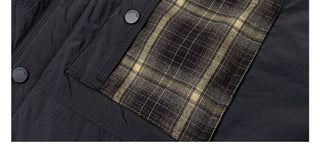 patchwork down jacket