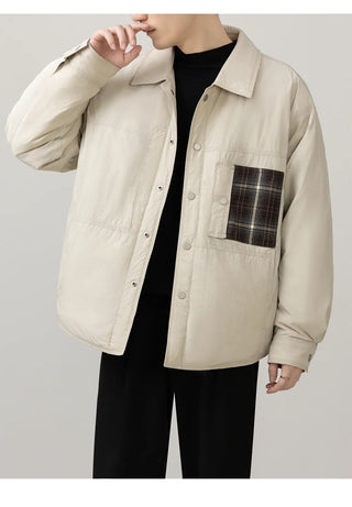 patchwork down jacket
