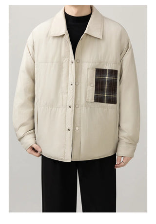 patchwork down jacket