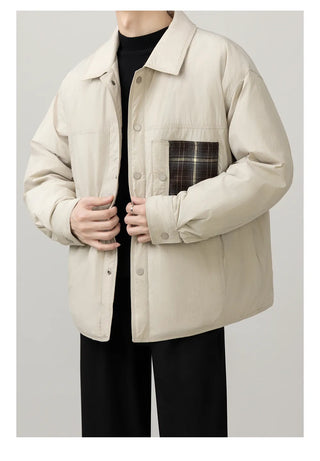 patchwork down jacket