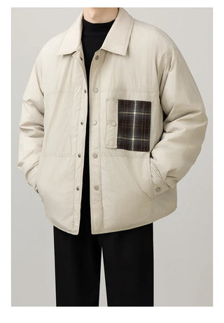 patchwork down jacket
