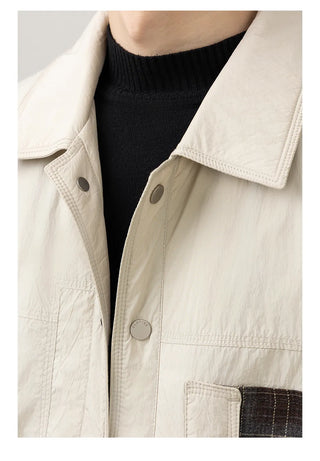 patchwork down jacket