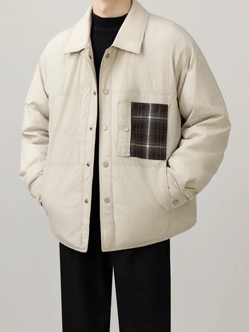 patchwork down jacket