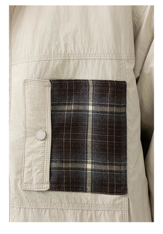 patchwork down jacket