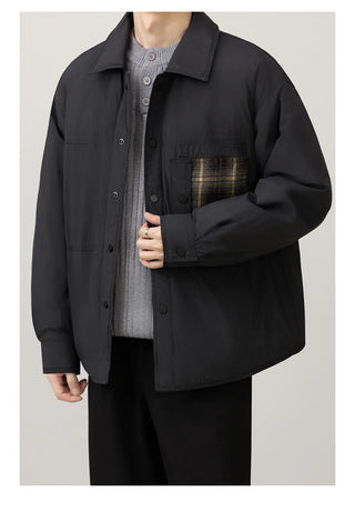 patchwork down jacket