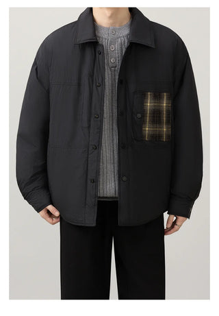 patchwork down jacket