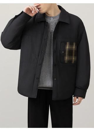 patchwork down jacket