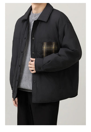 patchwork down jacket