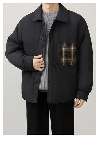 patchwork down jacket