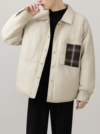 patchwork down jacket