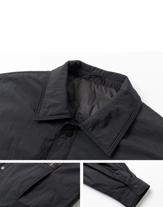 patchwork down jacket