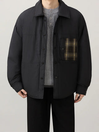 patchwork down jacket