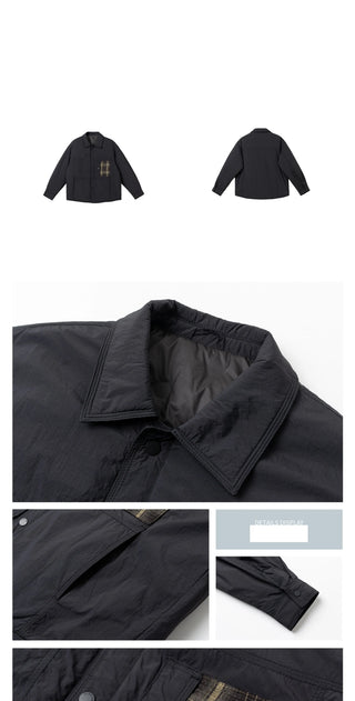 patchwork down jacket