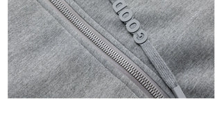 thick hooded coat