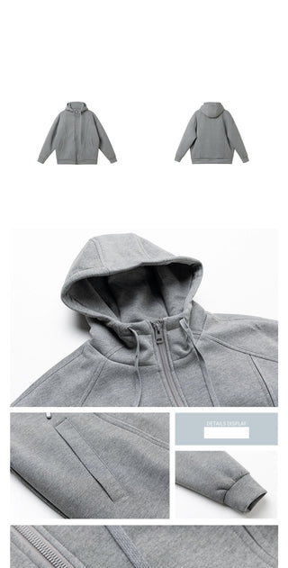 thick hooded coat