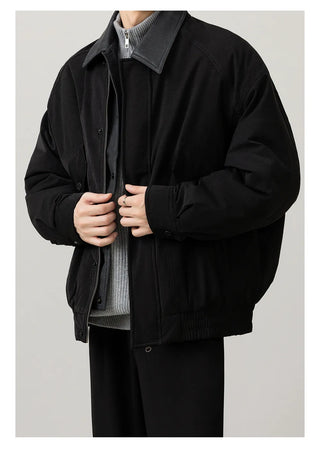 patchwork down jacket