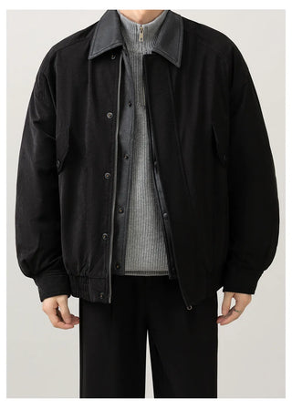 patchwork down jacket