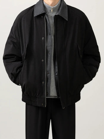 patchwork down jacket