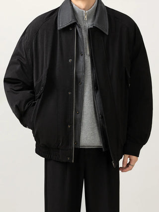 patchwork down jacket