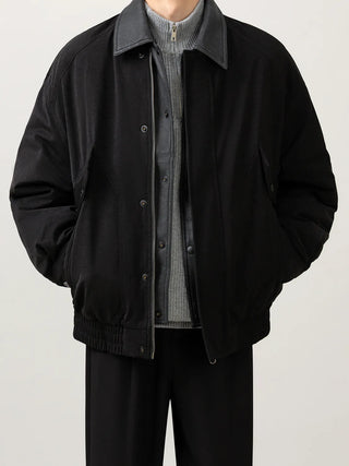 patchwork down jacket