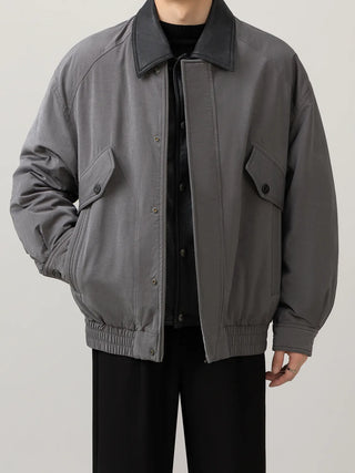 patchwork down jacket