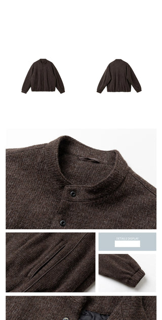 brushed short jacket