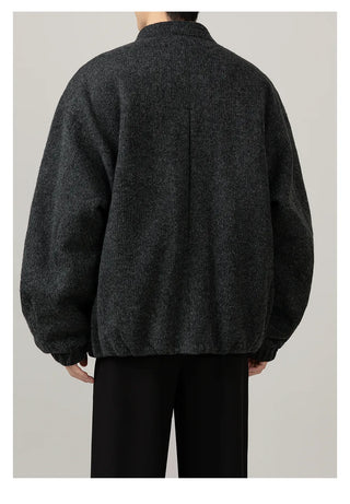 brushed short jacket