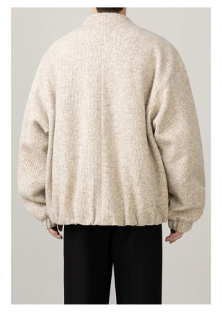 brushed short jacket