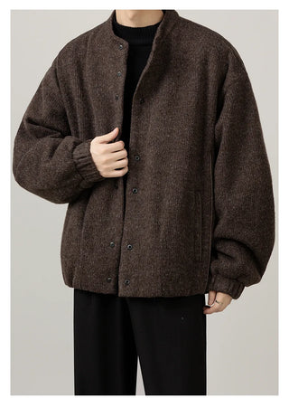 brushed short jacket