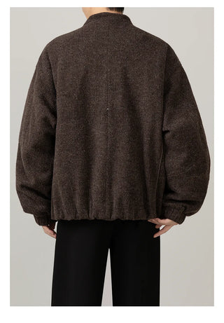 brushed short jacket