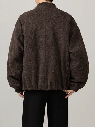 brushed short jacket